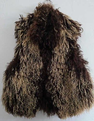 Handmade natur lama - fell, weste