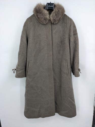 Lama mohair damen mantel - lama,