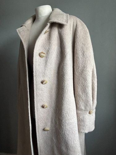100 wolle lama mantel - wolle,