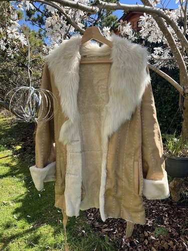 Damen mantel shearling - damen,