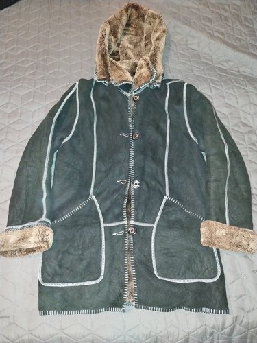 Damen leder wintermantel - damen,
