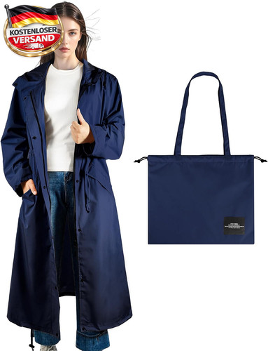 Unisex regenmantel lang - unisex,