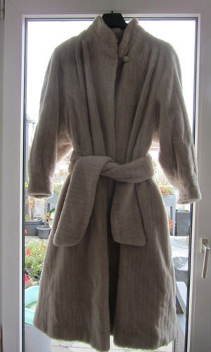 Wintermantel lama fellhaar -  wintermantel,,
